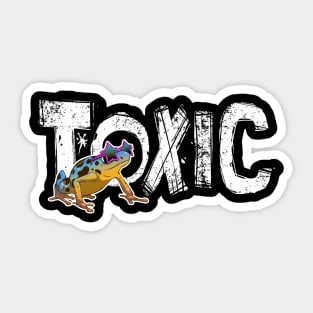 Toxic Frog (White) Sticker